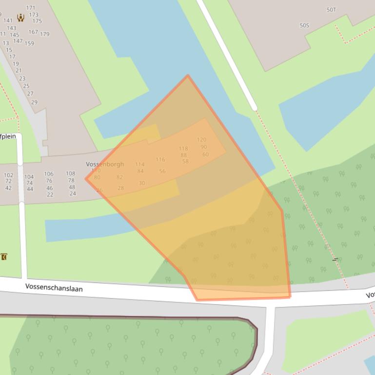 Kaart van postcodegebied 3445ZG.