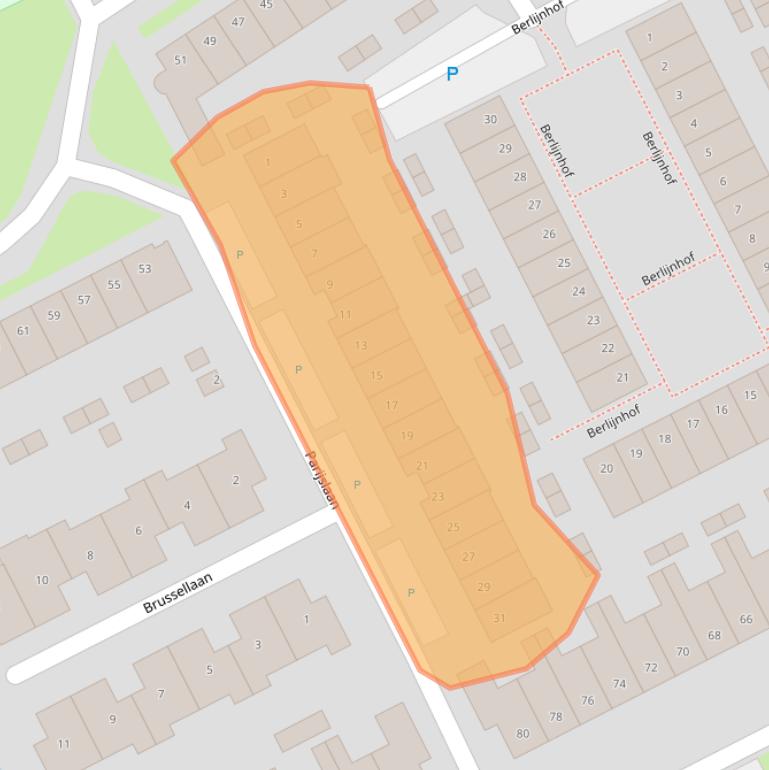 Kaart van postcodegebied 3446AT.