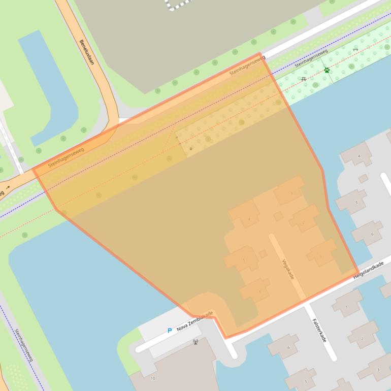 Kaart van postcodegebied 3446BN.