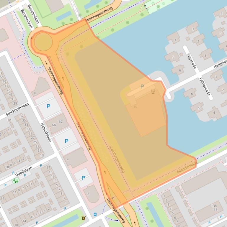 Kaart van postcodegebied 3446BR.