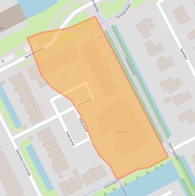 Kaart van postcodegebied 3446BS.