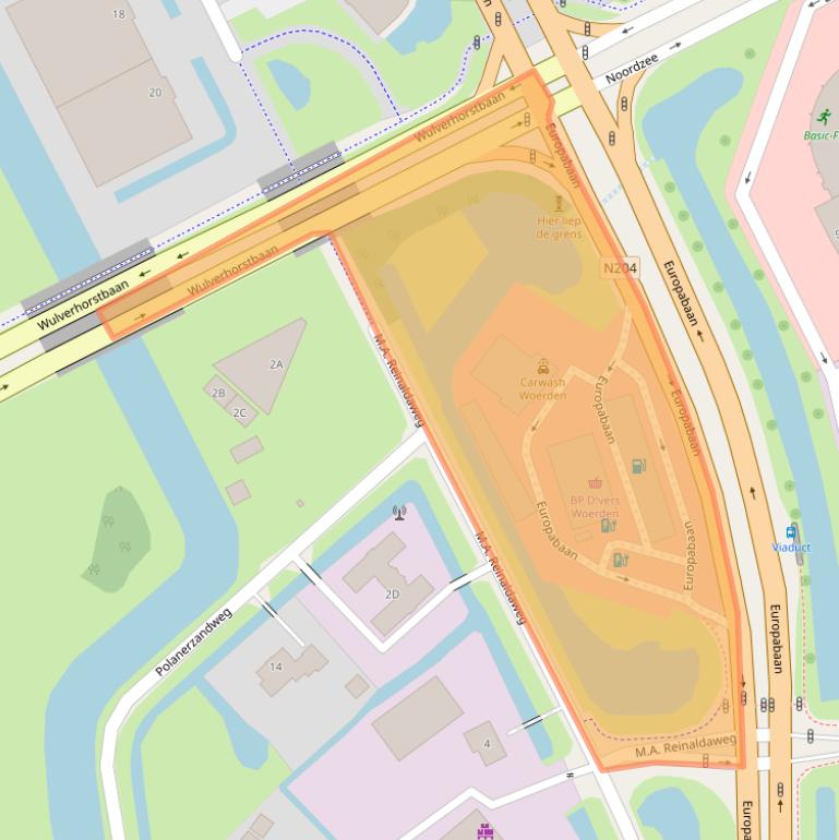 Kaart van postcodegebied 3446CE.