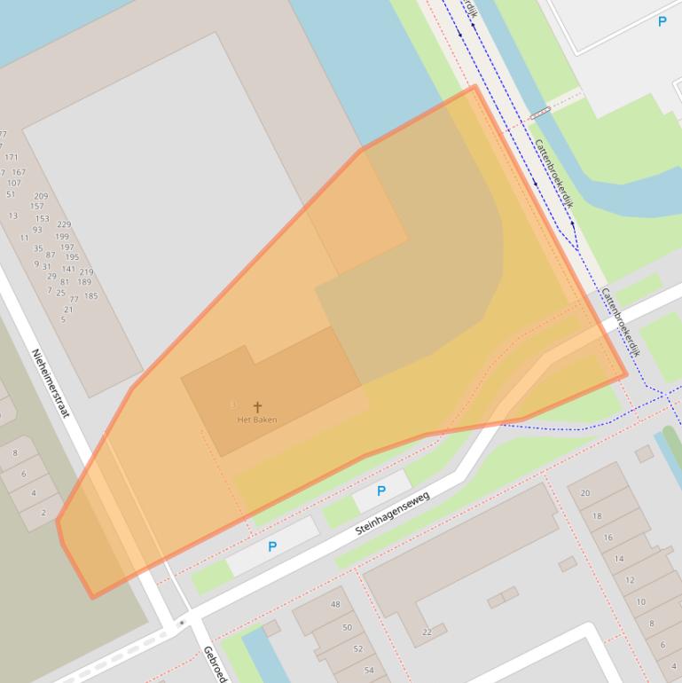 Kaart van postcodegebied 3446GS.