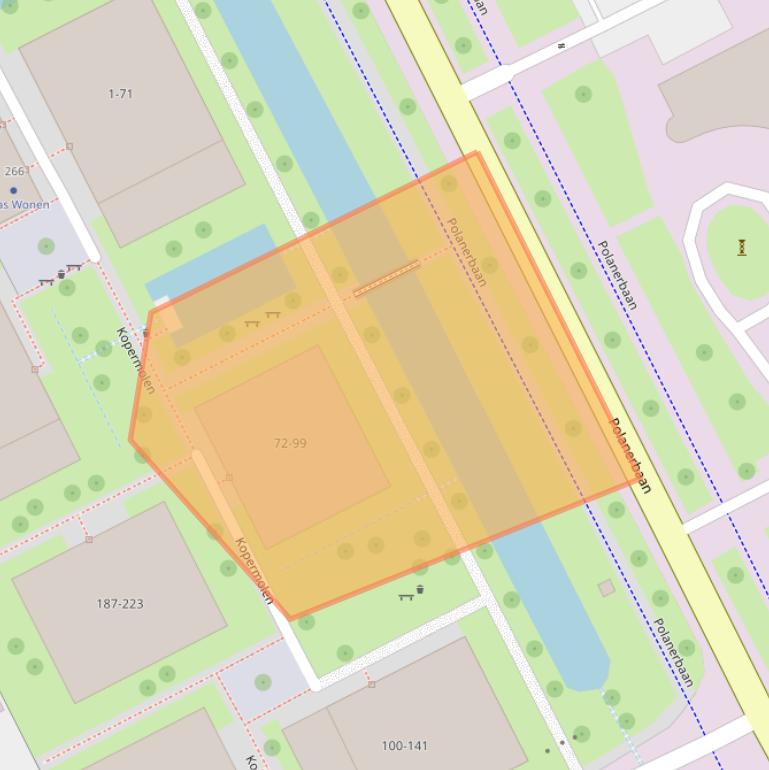 Kaart van postcodegebied 3447HB.