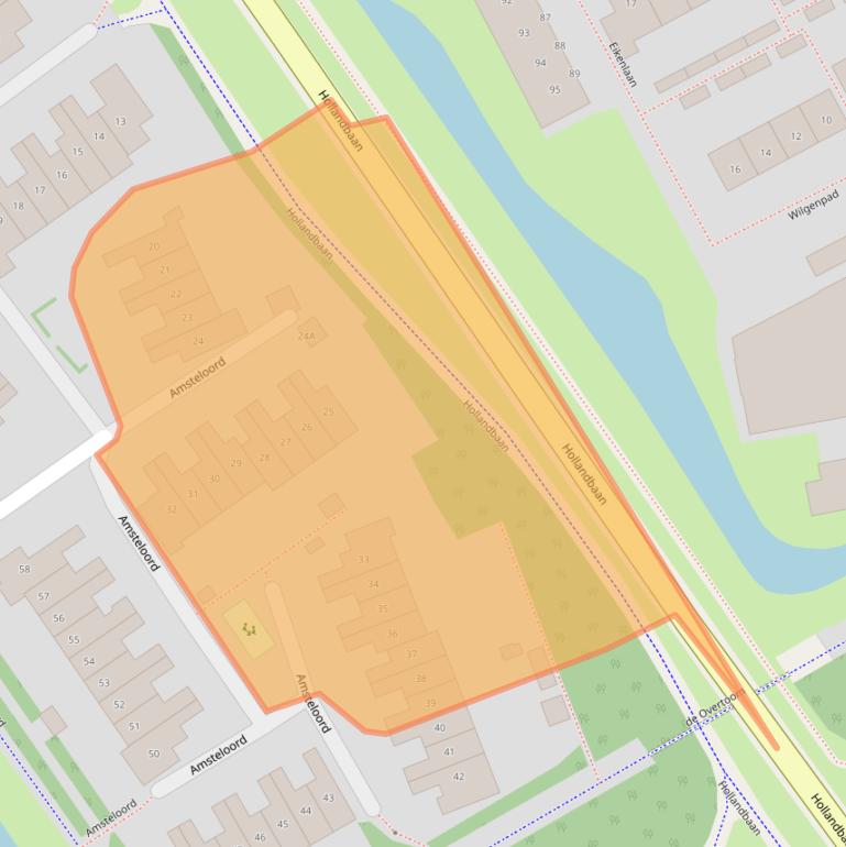 Kaart van postcodegebied 3448BB.
