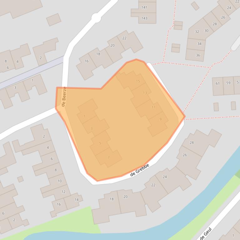 Kaart van postcodegebied 3448BT.