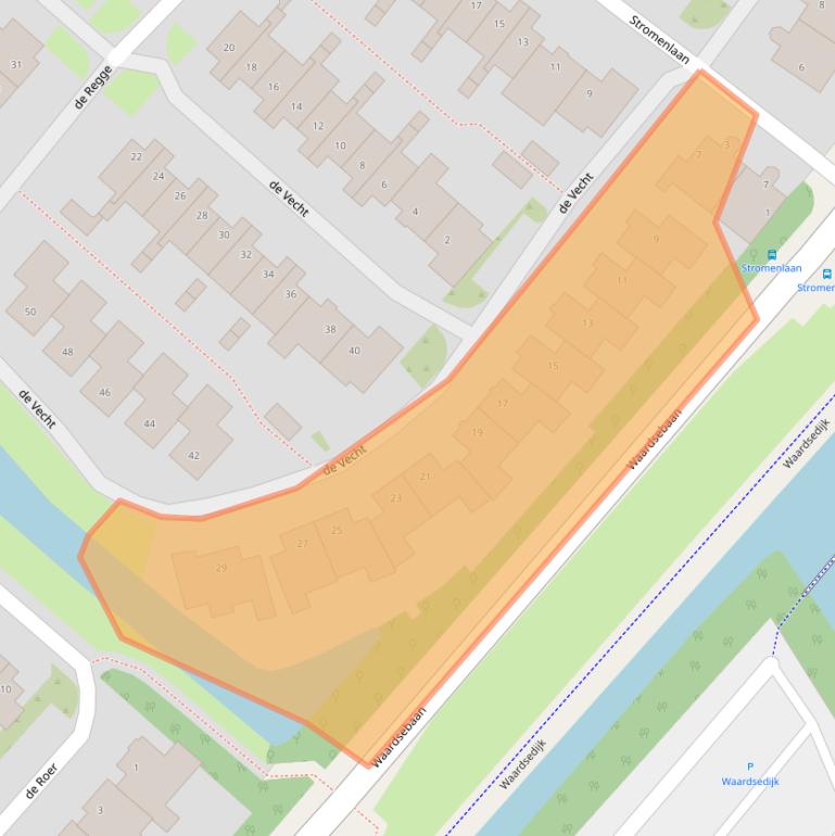 Kaart van postcodegebied 3448CL.