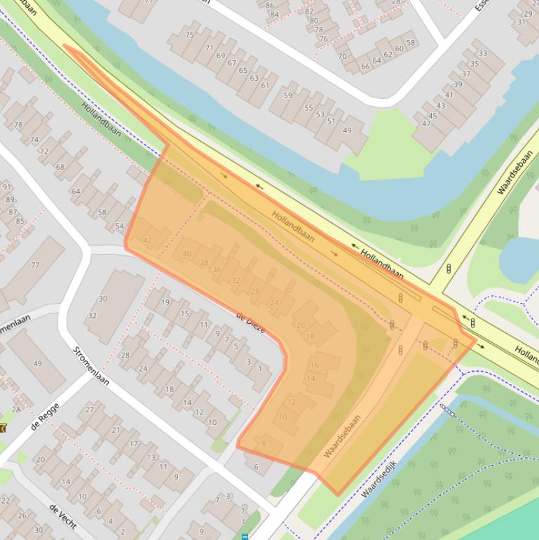 Kaart van postcodegebied 3448CP.