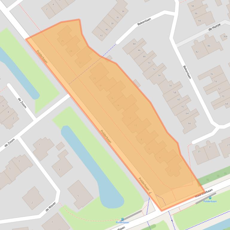 Kaart van postcodegebied 3448DB.