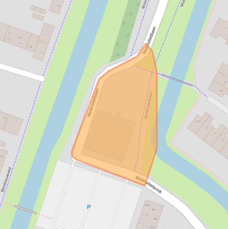 Kaart van postcodegebied 3448DD.