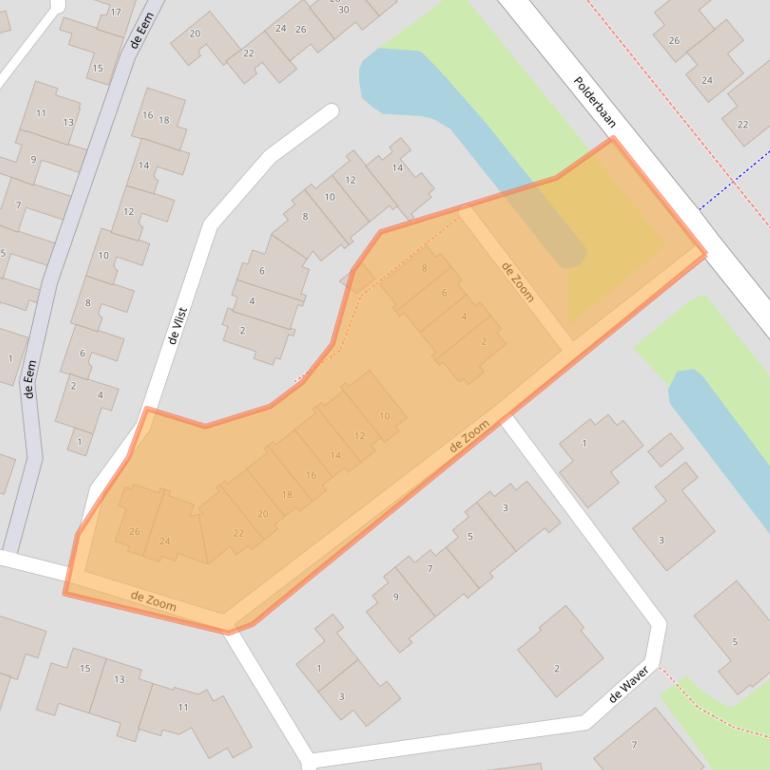 Kaart van postcodegebied 3448DH.