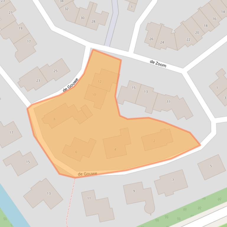 Kaart van postcodegebied 3448DM.