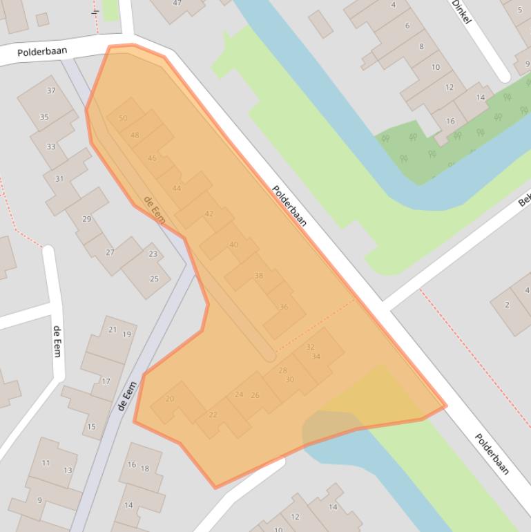 Kaart van postcodegebied 3448DV.