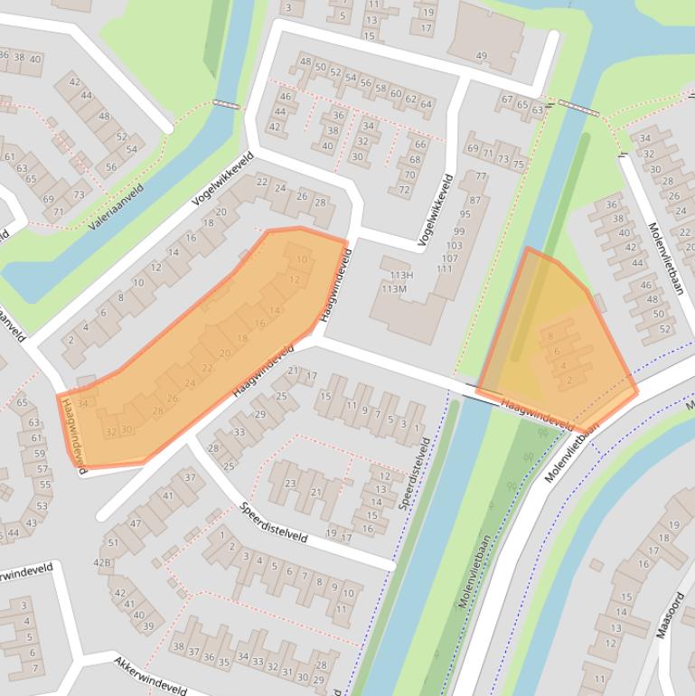 Kaart van postcodegebied 3448EM.