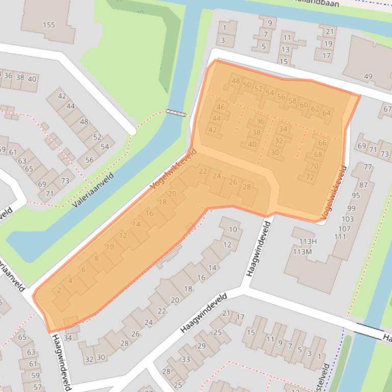 Kaart van postcodegebied 3448ER.