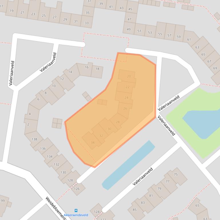 Kaart van postcodegebied 3448EW.