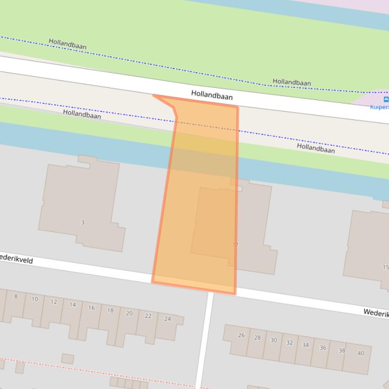 Kaart van postcodegebied 3448GD.