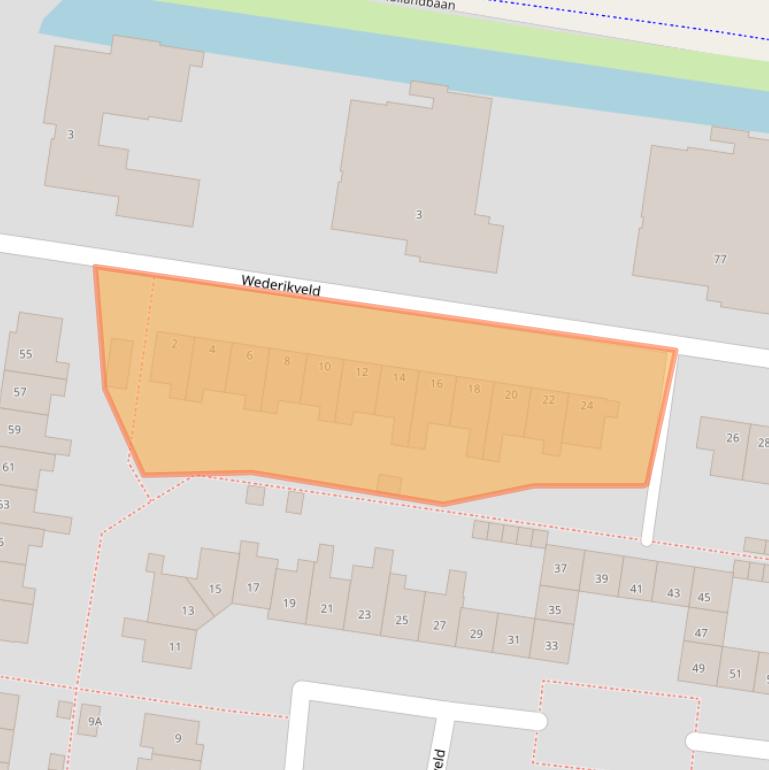 Kaart van postcodegebied 3448GH.