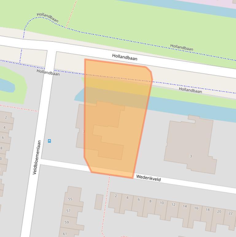 Kaart van postcodegebied 3448GK.