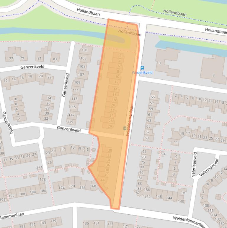Kaart van postcodegebied 3448GM.