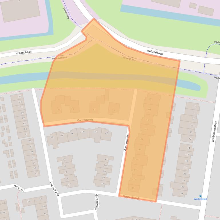 Kaart van postcodegebied 3448GV.