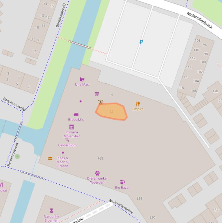 Kaart van postcodegebied 3448HN.