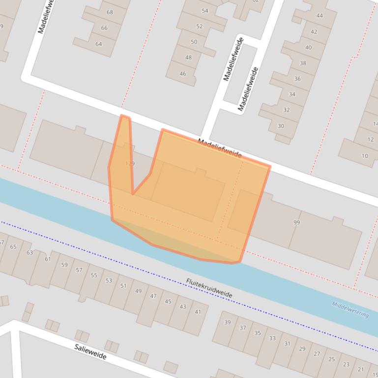 Kaart van postcodegebied 3448TS.