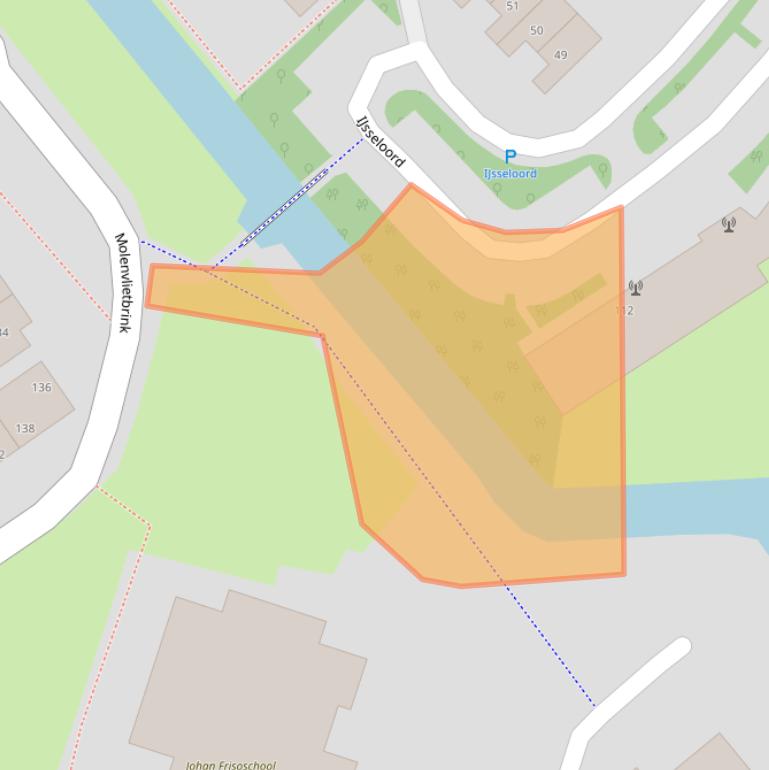 Kaart van postcodegebied 3448VG.