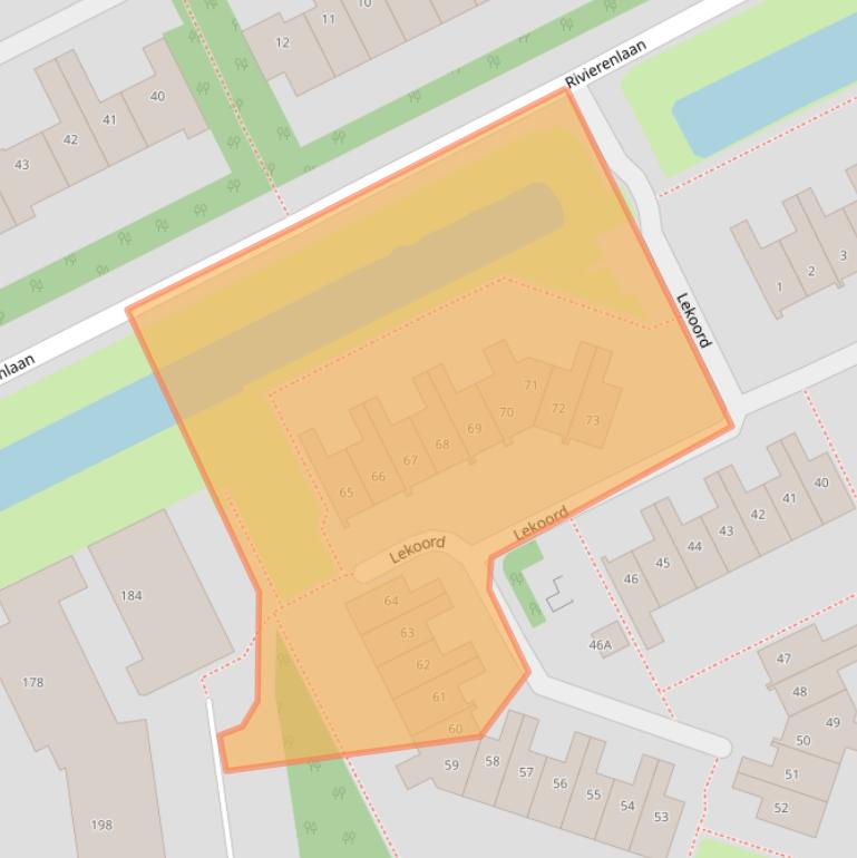 Kaart van postcodegebied 3448VT.