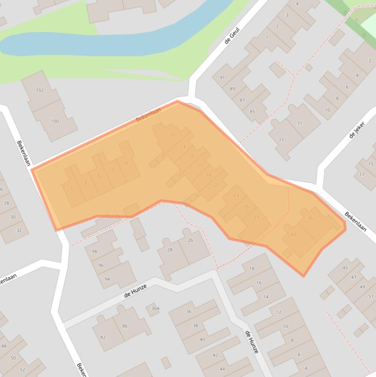 Kaart van postcodegebied 3448XA.