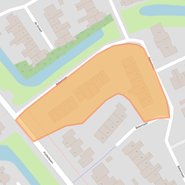 Kaart van postcodegebied 3448XC.