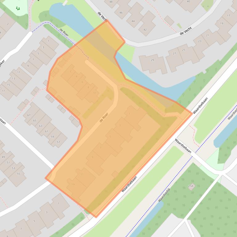 Kaart van postcodegebied 3448XM.