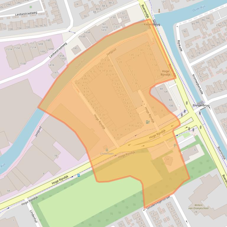 Kaart van postcodegebied 3449HA.