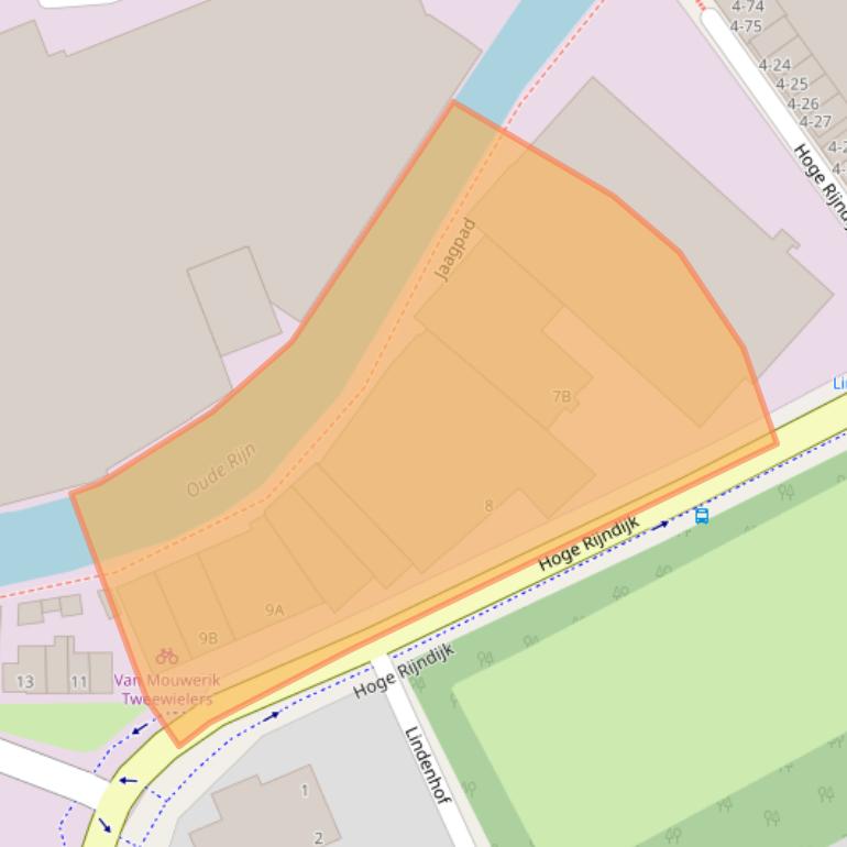 Kaart van postcodegebied 3449HB.