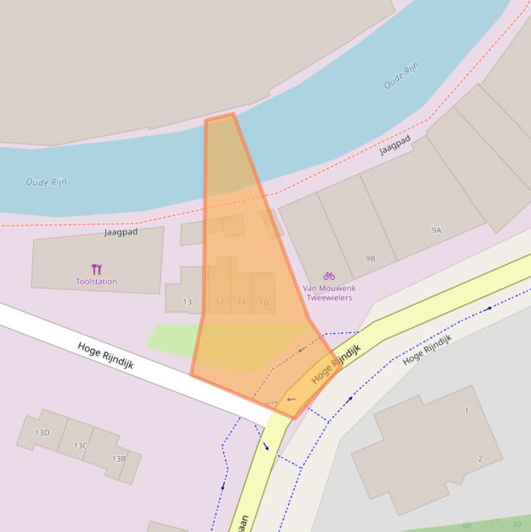 Kaart van postcodegebied 3449HC.