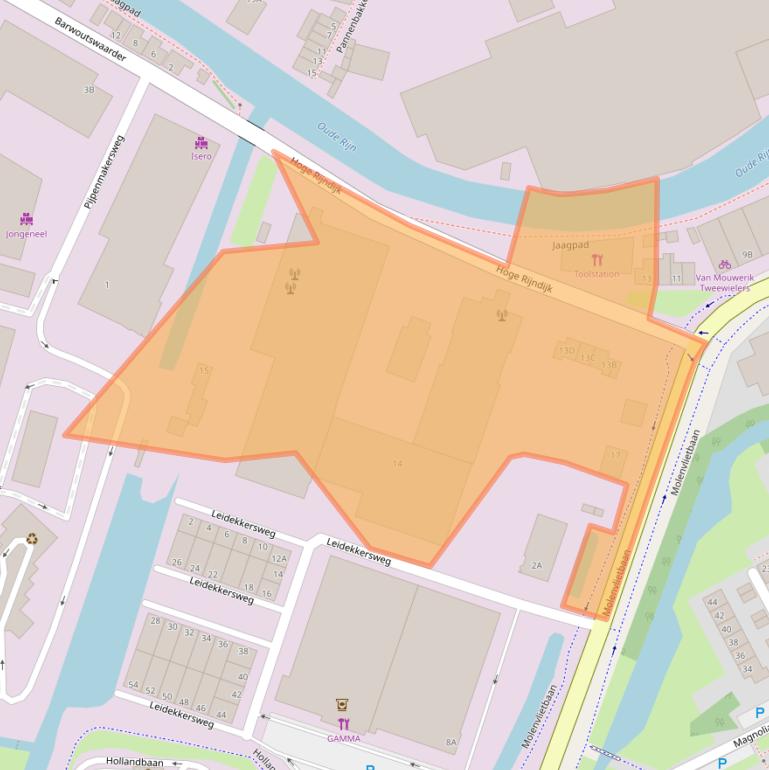 Kaart van postcodegebied 3449HD.