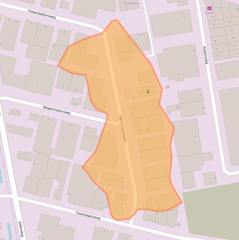 Kaart van postcodegebied 3449HW.