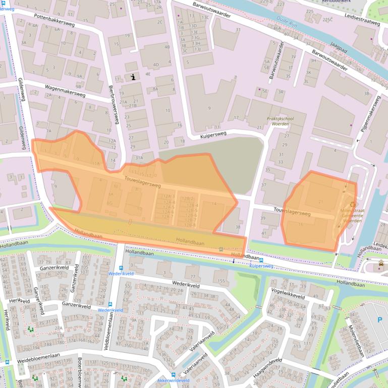 Kaart van postcodegebied 3449HX.