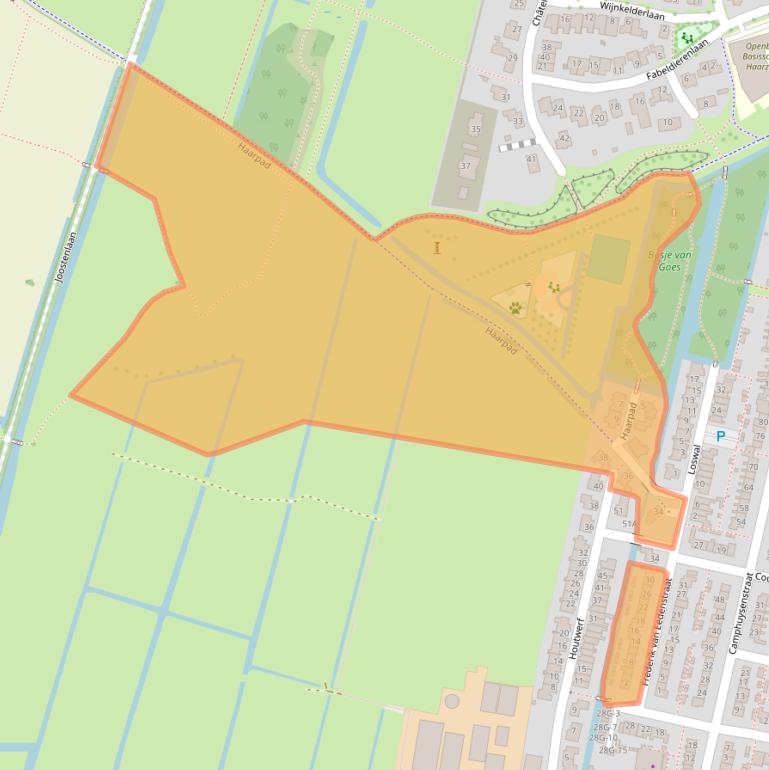 Kaart van postcodegebied 3451AZ.