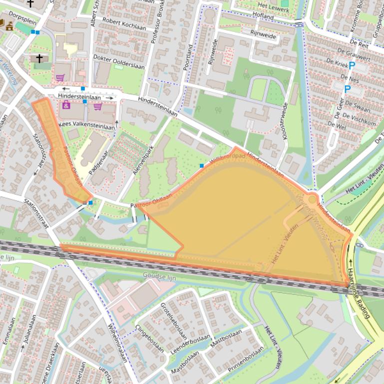 Kaart van postcodegebied 3451CB.