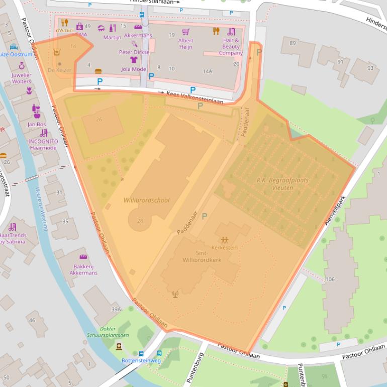 Kaart van postcodegebied 3451CC.