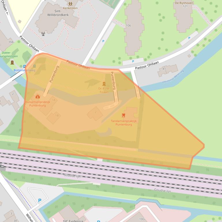 Kaart van postcodegebied 3451CD.