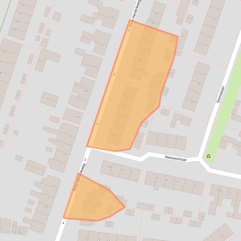Kaart van postcodegebied 3451CP.