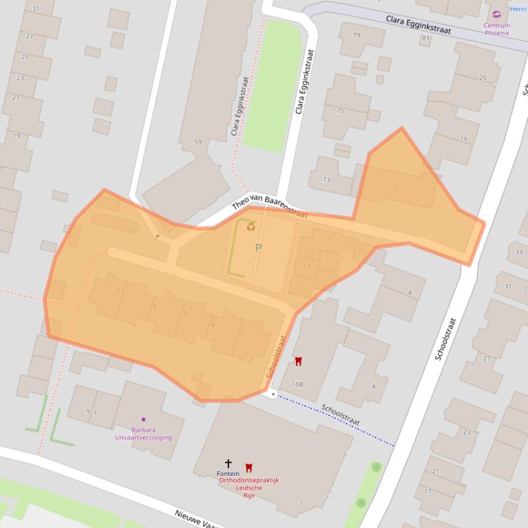 Kaart van postcodegebied 3451DE.