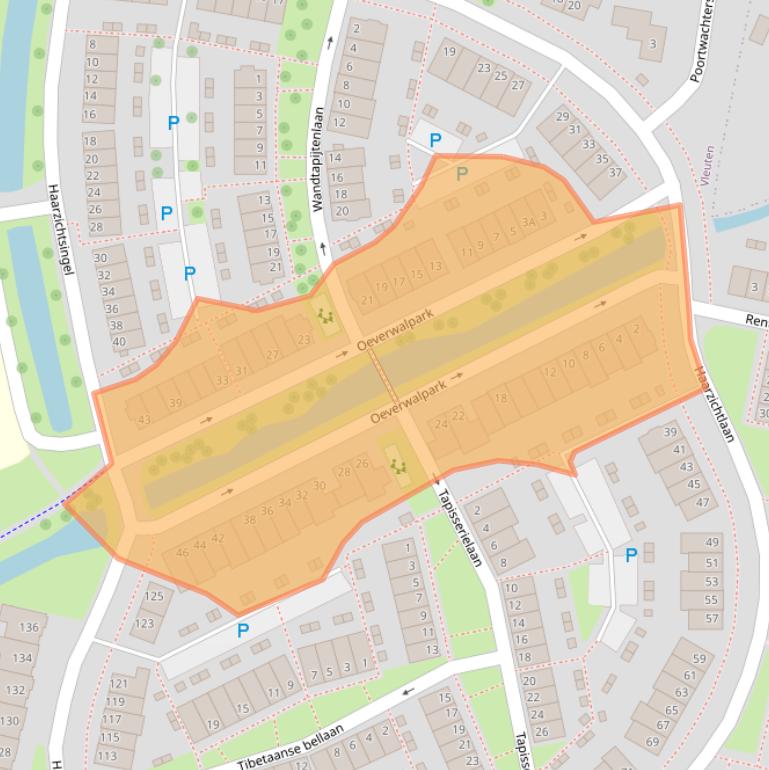 Kaart van postcodegebied 3451DT.