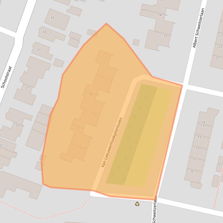 Kaart van postcodegebied 3451ED.