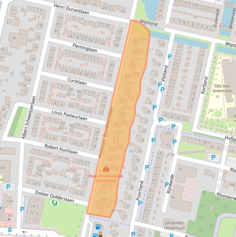 Kaart van postcodegebied 3451ER.