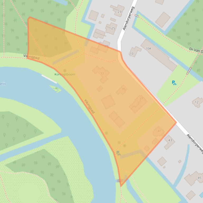 Kaart van postcodegebied 3451GK.