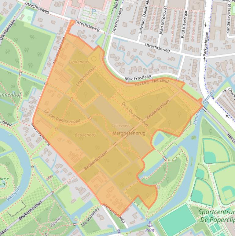 Kaart van postcodegebied 3451GM.
