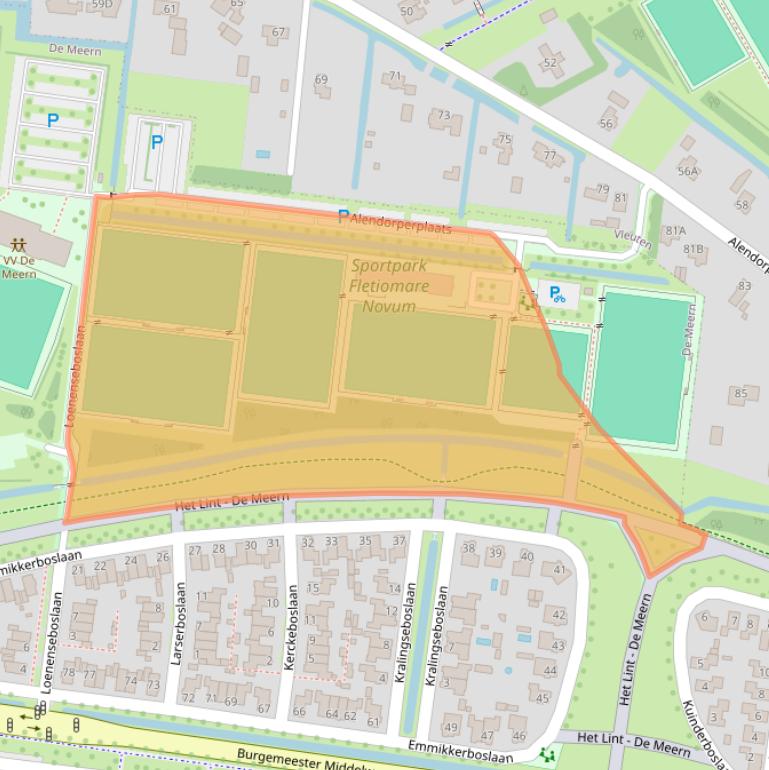 Kaart van postcodegebied 3451GZ.